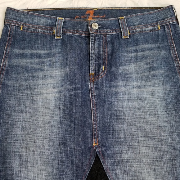 7 for all Mankind Denim Skirt  - Size 28 - Picture 3 of 8